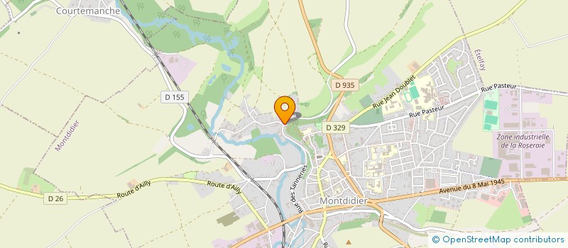 localisation de l'entreprise MADAME AURELIE FOURDRINIER  CAIX