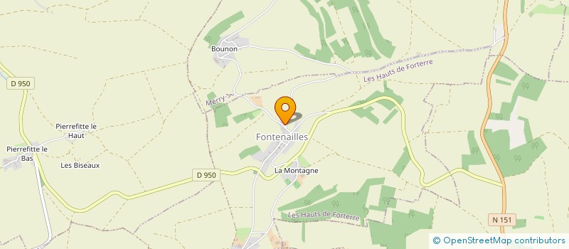 localisation de l'entreprise MADAME AURELIE FOURGEUX  LES HAUTS DE FORTERRE