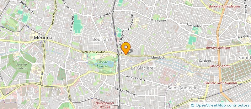 localisation de l'entreprise MADAME AURELIE FOURMOND  BORDEAUX