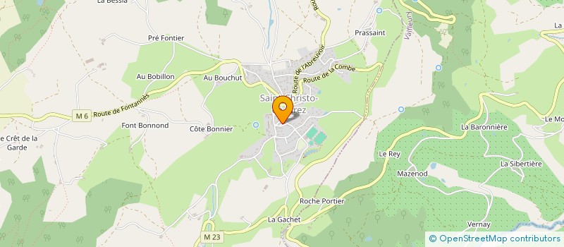 localisation de l'entreprise MADAME AURELIE FOURNIER  SAINT-CHRISTO-EN-JAREZ