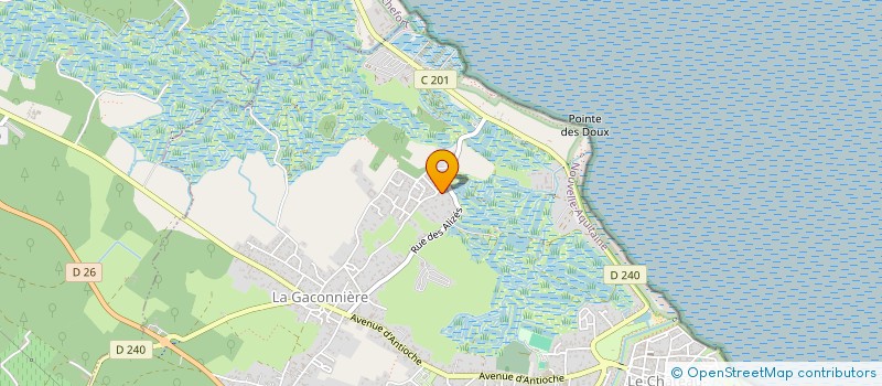 localisation de l'entreprise MADAME AURELIE FRAIGNE  SAINT-JUST-LUZAC