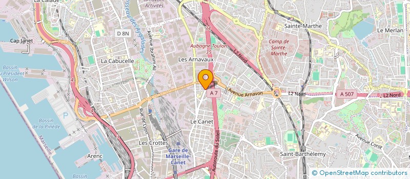 localisation de l'entreprise MADAME AURELIE FRAMBOURT à MARSEILLE