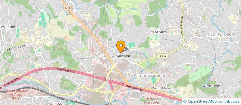 localisation de l'entreprise MADAME AURELIE FRANCESCHI  MARSEILLE