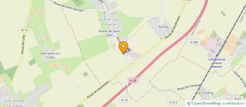 localisation de l'entreprise MADAME AURELIE FRANCIUS  LA RUE-SAINT-PIERRE