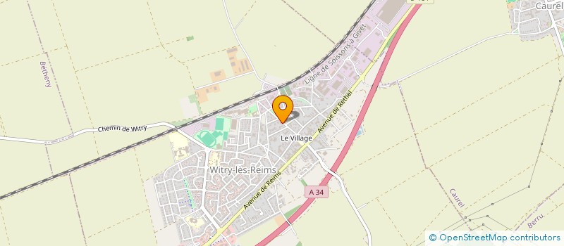 localisation de l'entreprise MADAME AURELIE FRANKIEWICZ  WITRY-LES-REIMS