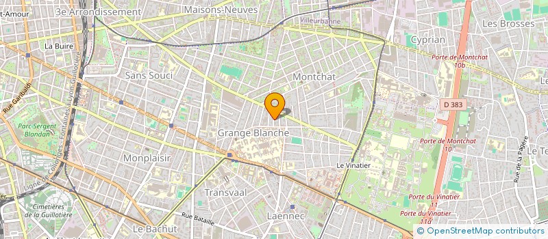 localisation de l'entreprise MADAME AURELIE FRENAY  LYON