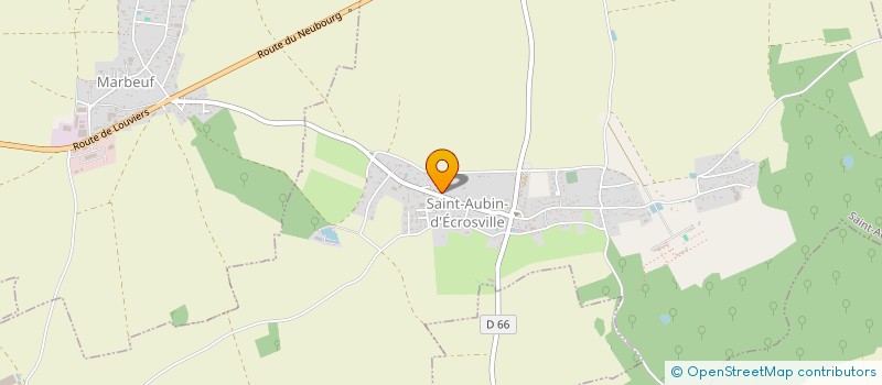 localisation de l'entreprise MADAME AURELIE FRERET ARTUS  SAINT AUBIN D'ECROSVILLE