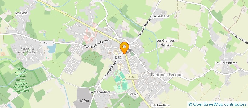 localisation de l'entreprise MADAME AURELIE FRESNAIS à PARIGNE L EVEQUE