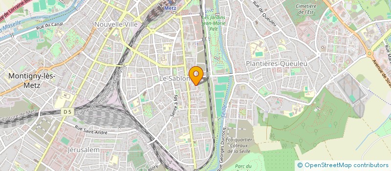 localisation de l'entreprise MADAME AURELIE FREYER  METZ