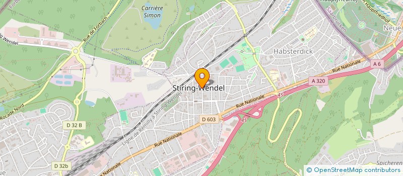 localisation de l'entreprise MADAME AURELIE FRITZ  STIRING-WENDEL