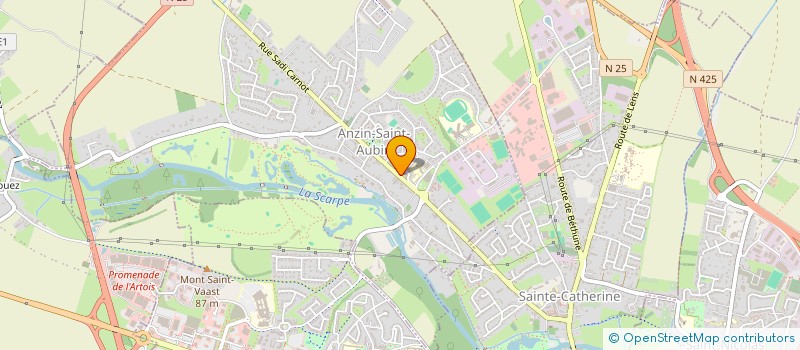 localisation de l'entreprise MADAME AURELIE FRUCHART  ANZIN-SAINT-AUBIN