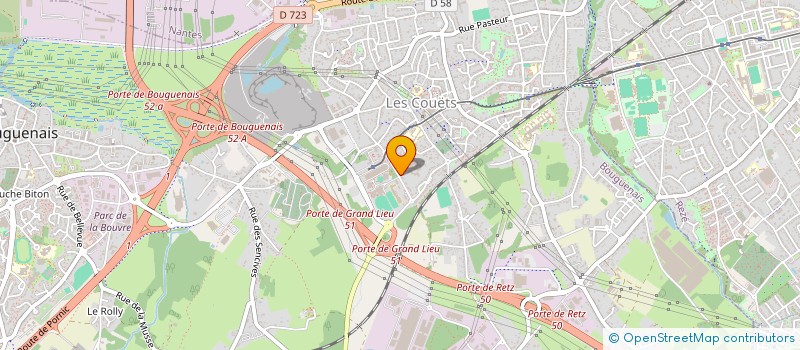 localisation de l'entreprise MADAME AURELIE FRUT  BOUGUENAIS