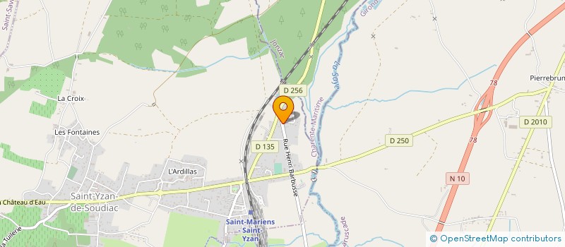 localisation de l'entreprise MADAME AURELIE FUMOLEAU  SAINT-YZAN-DE-SOUDIAC