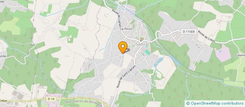 localisation de l'entreprise MADAME AURELIE GAIGNARD  SADIRAC