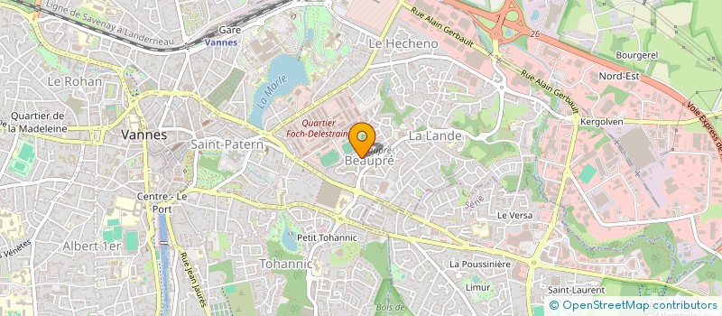 localisation de l'entreprise MADAME AURELIE GAIOTTO  VANNES