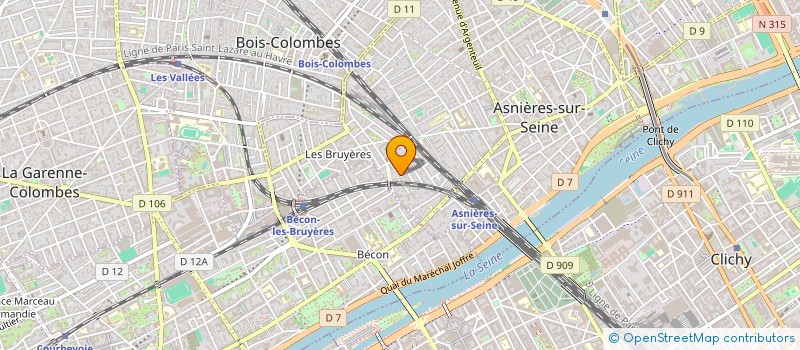 localisation de l'entreprise MADAME AURELIE GALENDO  ASNIERES-SUR-SEINE