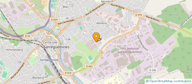 localisation de l'entreprise MADAME AURELIE GAMEL  HAM-SOUS-VARSBERG