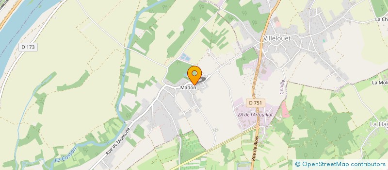 localisation de l'entreprise MADAME AURELIE GAND  CANDE-SUR-BEUVRON