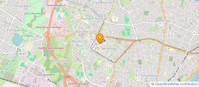 localisation de l'entreprise MADAME AURELIE GANDON à NANTES