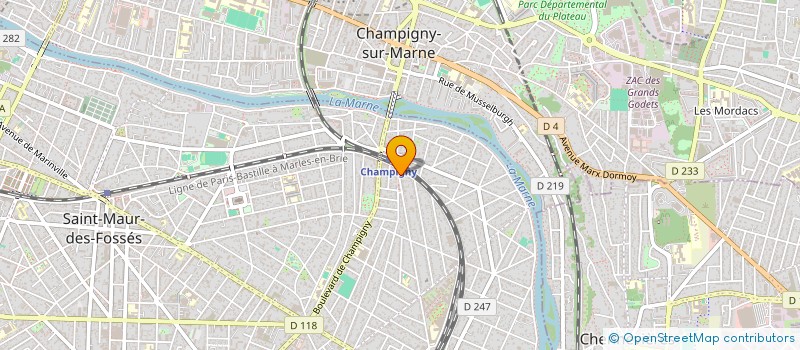 localisation de l'entreprise MADAME AURELIE GANEM à SAINT-MAUR-DES-FOSSES