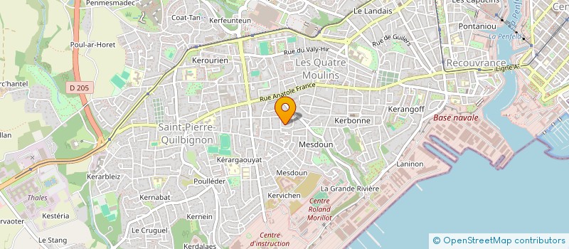 localisation de l'entreprise MADAME AURELIE GAPIHAN à BREST