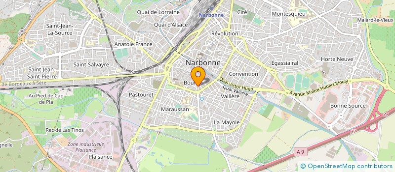 localisation de l'entreprise MADAME AURELIE GARCIA  NARBONNE