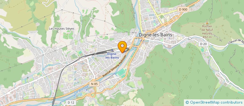 localisation de l'entreprise MADAME AURELIE GARCIA  DIGNE-LES-BAINS