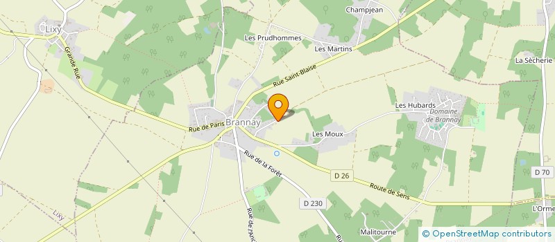 localisation de l'entreprise MADAME AURELIE GARCIA  BRANNAY