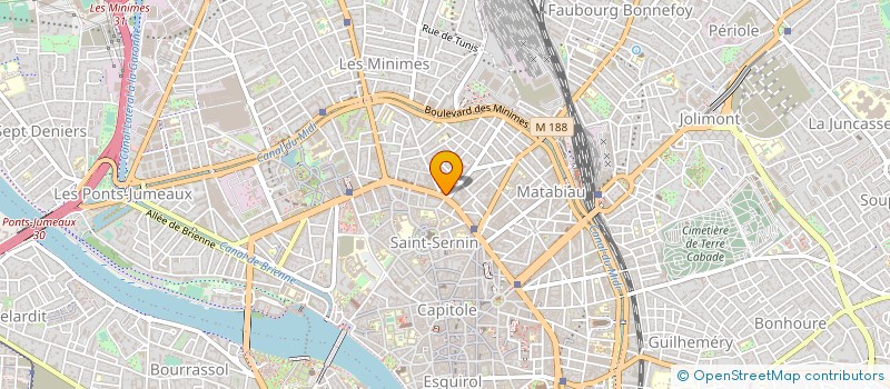 localisation de l'entreprise MADAME AURELIE GARNIER  TOULOUSE