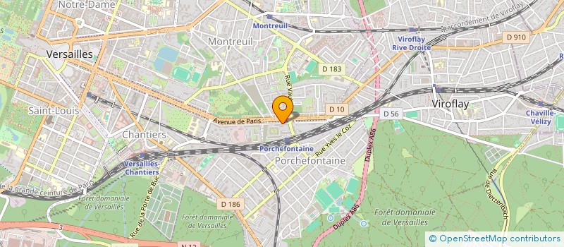 localisation de l'entreprise MADAME AURELIE GARNIER à VERSAILLES