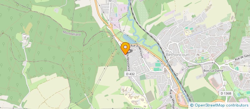 localisation de l'entreprise MADAME AURELIE GARRET  BETHONCOURT