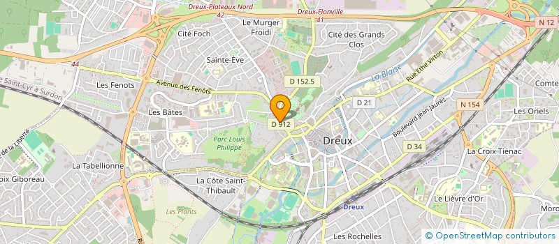 localisation de l'entreprise MADAME AURELIE GASNIER à DREUX