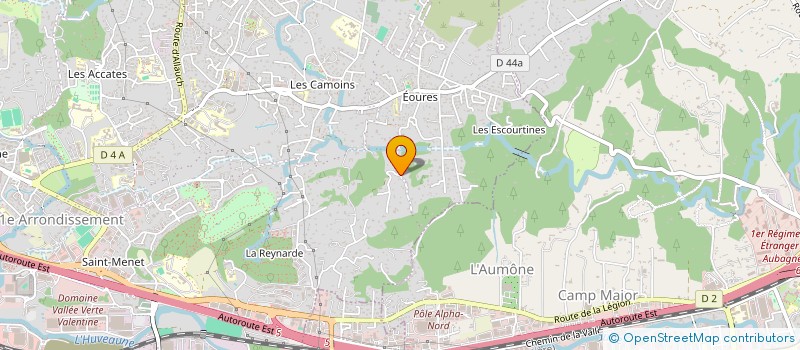 localisation de l'entreprise MADAME AURELIE GASTINE à MARSEILLE