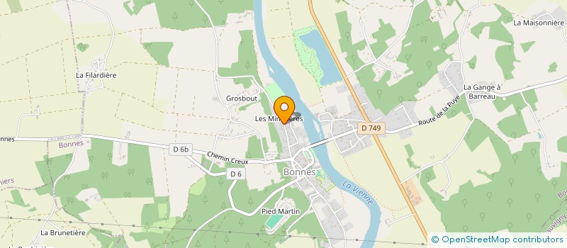 localisation de l'entreprise MADAME AURELIE GATARD  BONNES