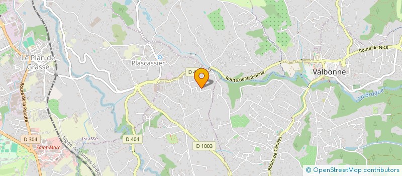 localisation de l'entreprise MADAME AURELIE GAUTHIER  MOUANS-SARTOUX