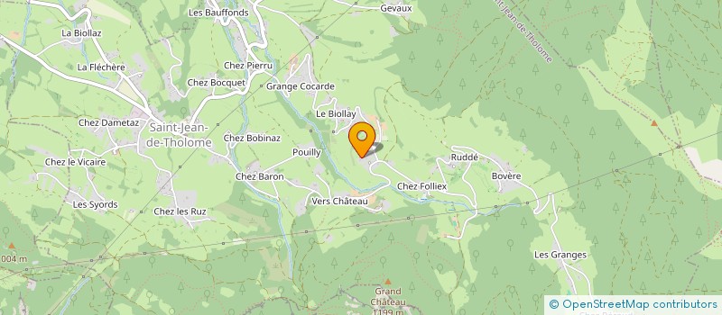 localisation de l'entreprise MADAME AURELIE GAVARD-VARCHET  SAINT-JEAN-DE-THOLOME