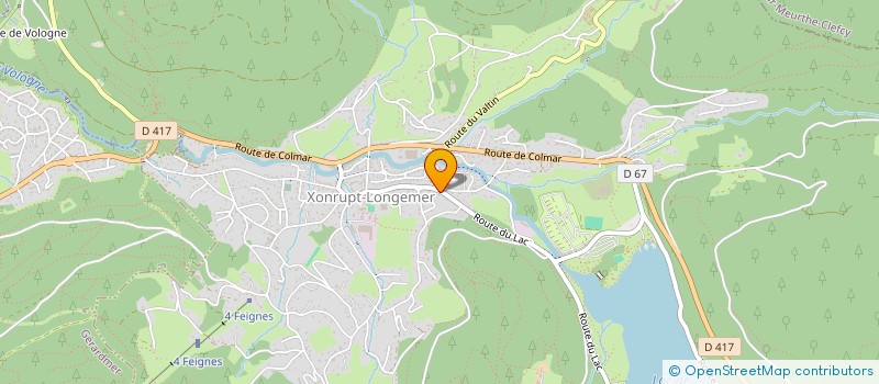 localisation de l'entreprise MADAME AURELIE GEHIN  XONRUPT-LONGEMER