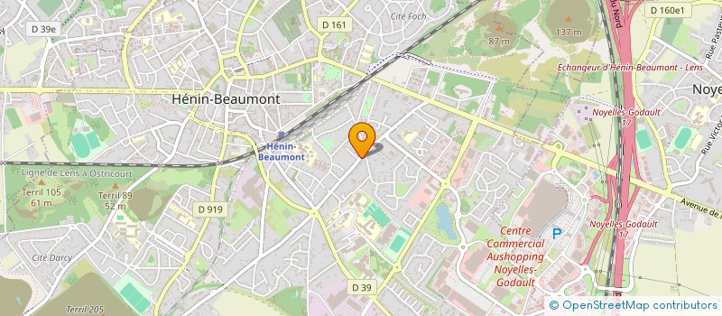 localisation de l'entreprise MADAME AURELIE GENGEMBRE à HENIN-BEAUMONT