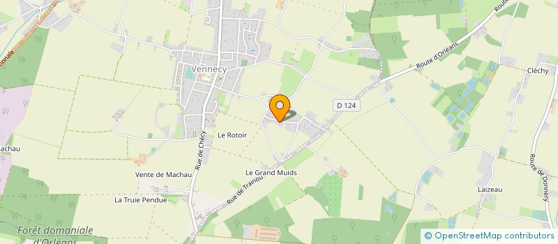 localisation de l'entreprise MADAME AURELIE GENTY  VENNECY