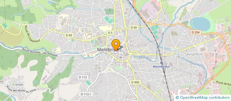 localisation de l'entreprise MADAME AURELIE GEORGES à MONTBRISON