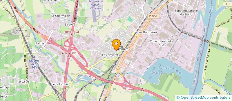 localisation de l'entreprise MADAME AURELIE GEORGES à MACON