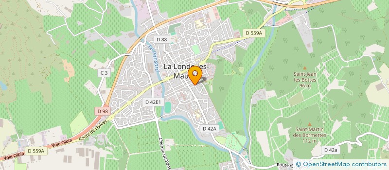 localisation de l'entreprise MADAME AURELIE GERARD à LA LONDE-LES-MAURES