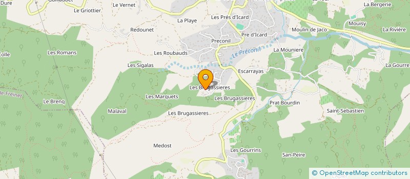 localisation de l'entreprise MADAME AURELIE GERAUD à LE PLAN-DE-LA-TOUR