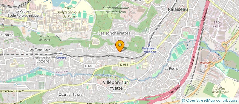 localisation de l'entreprise MADAME AURELIE GERLACH  PALAISEAU