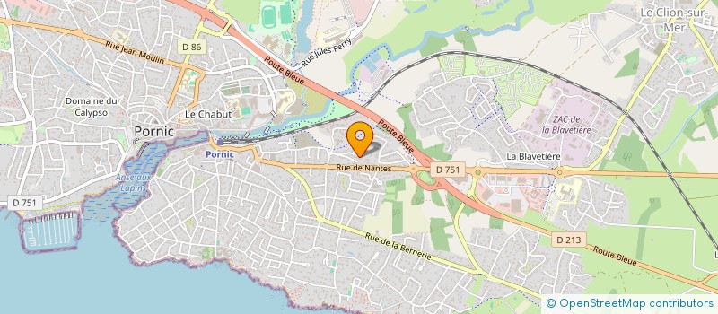 localisation de l'entreprise MADAME AURELIE GERMAIN  PORNIC