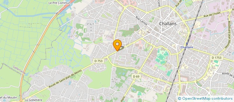 localisation de l'entreprise MADAME AURELIE GERMAIN à CHALLANS