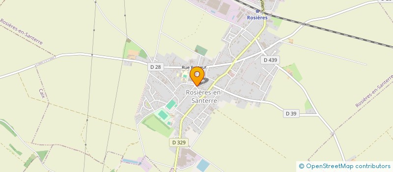 localisation de l'entreprise MADAME AURELIE GERMAIN  ROSIERES-EN-SANTERRE