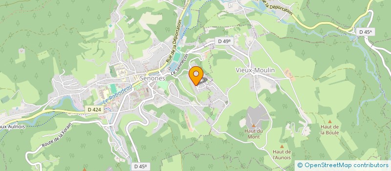 localisation de l'entreprise MADAME AURELIE GERTSCH  SENONES