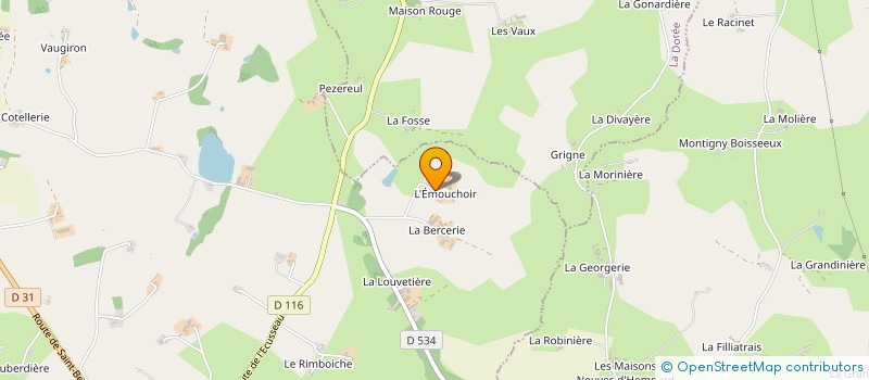 localisation de l'entreprise MADAME AURELIE GESLIN  ST MARS SUR LA FUTAIE