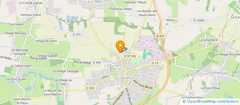 localisation de l'entreprise MADAME AURELIE GIARD  BREHAL